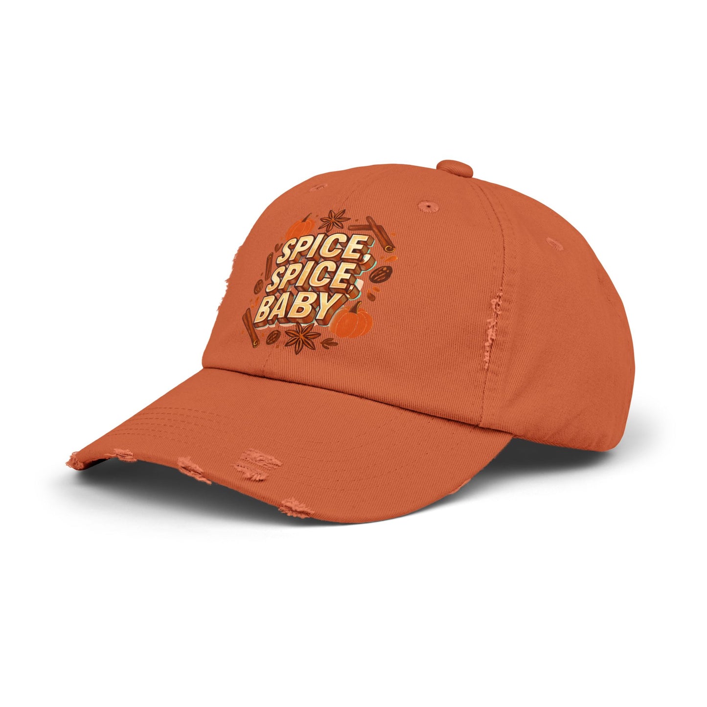 Spice Spice Baby Unisex Distressed Cap