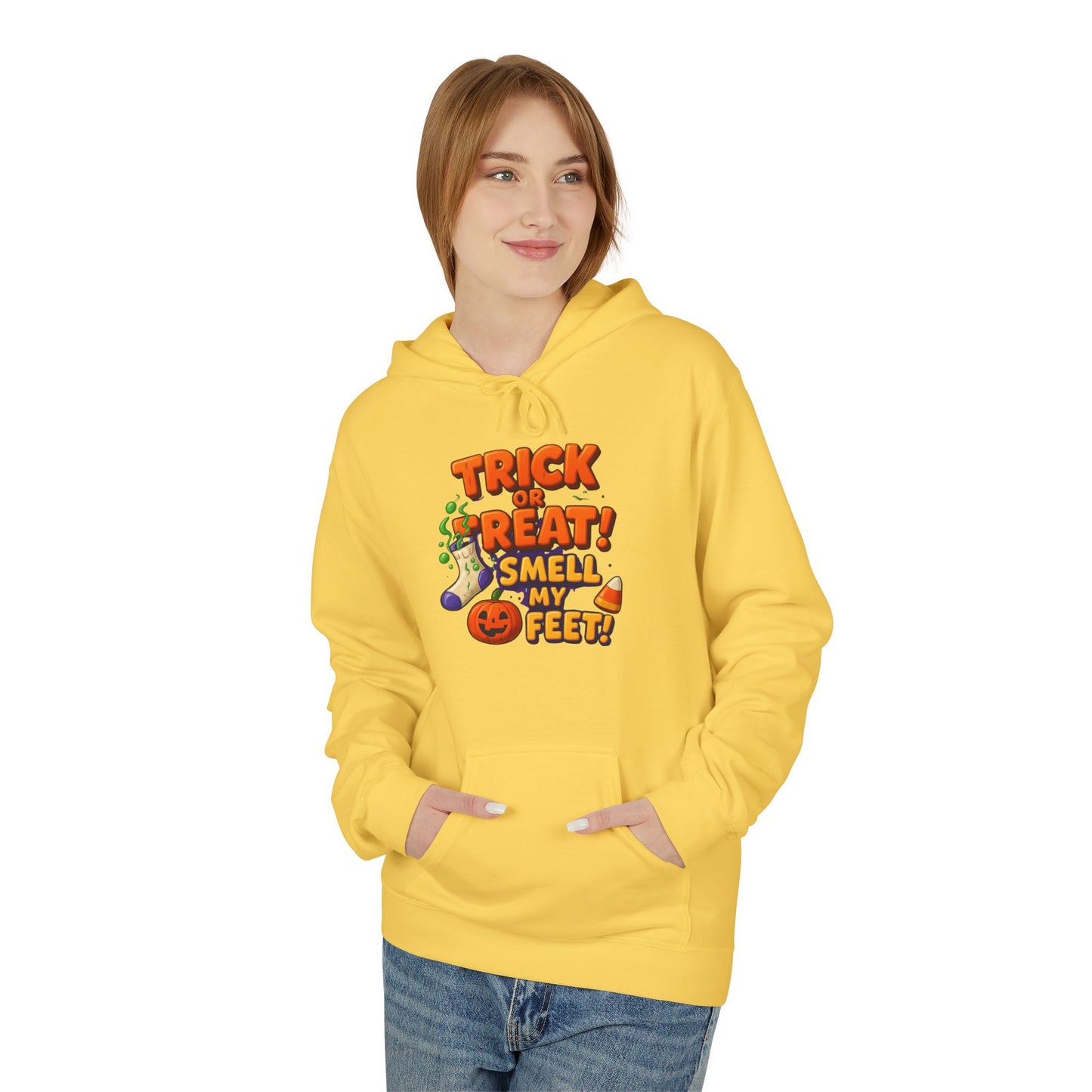 Trick or Treat, Smell my Feet Men's Hoodie