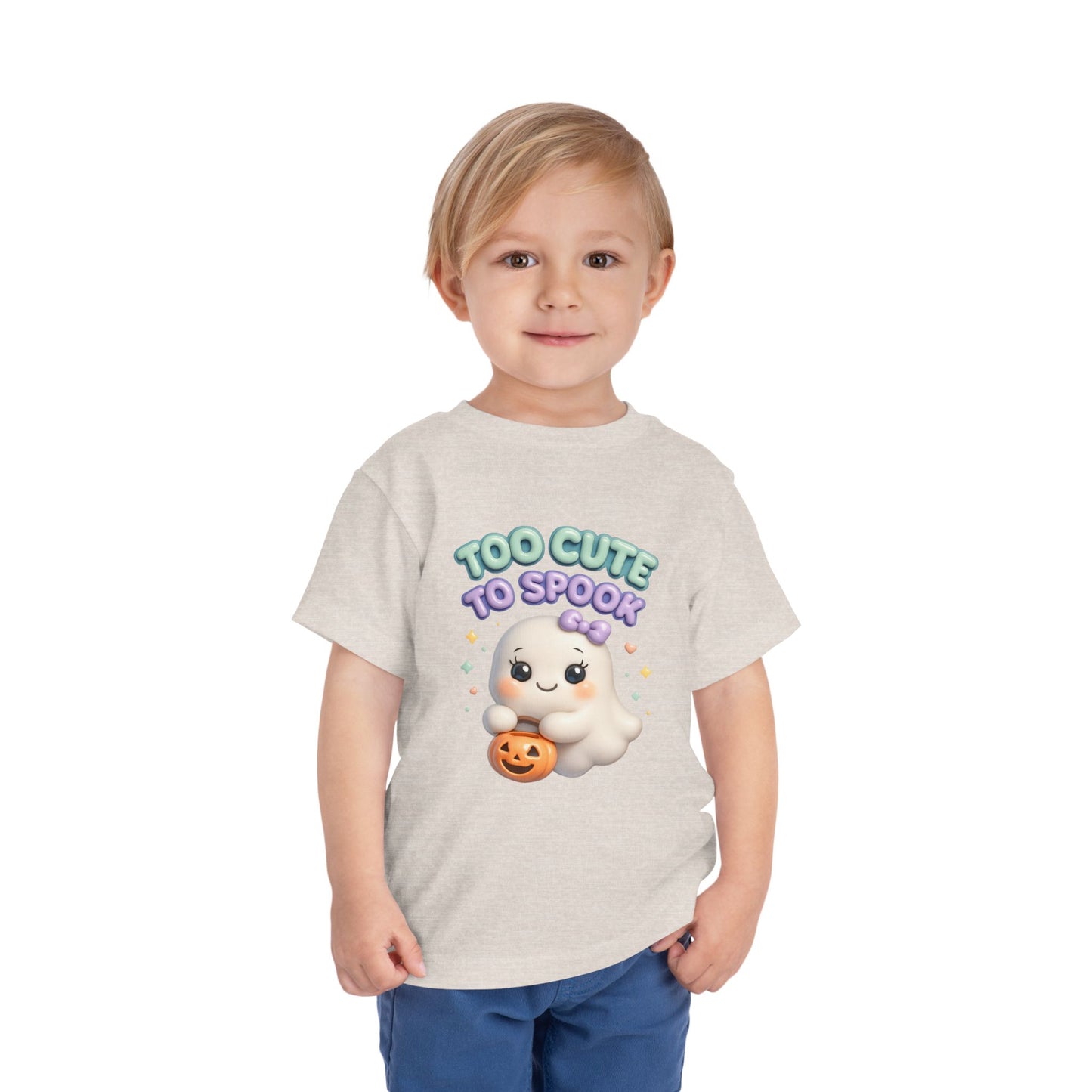 Too Cute to Spook Toddler Short Sleeve Tee